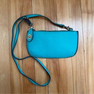 Joy Susan Turquoise Crossbody Bag